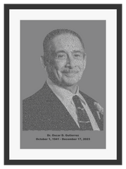 Living Word Portrait Gallery Framed